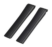 CHCWR Pour Aquanaut 5167A-001 Pins métalliques CEINTURE CEINTURE DE 21 mm Bandle de montre en caoutchouc (couleur: bleu foncé, taille: boucle argentée)