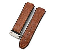 CHCWR Pour Classic Fusion Universe Big Bang Series Watch Strap ， Cowhide Rubber Watch Band 25-19mm Bracelets Sport Men and WOM Watch Bands
