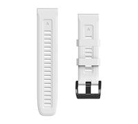 CHCWR Pour Fenix 7 7x 6x 5x Bracelet de montre 22 mm 26 mm pour Fenix 6 Pro 5 Plus Boucle Silicone Boutelles de montre de remplacement (Couleur: Blanc, taille: largeur 22 mm)