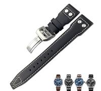 CHCWR Pour IWC Pilot Mark Portugieser Portofino Watchband 20 mm 22 mm 22 mm Boucche de montre de cuve de vache italienne Black Blue Brown