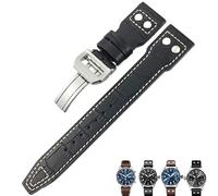 CHCWR Pour IWC Pilot Mark Portugieser Portofino Watchband 20 mm 22 mm 22 mm Boucche de montre de cuve de vache italienne Black Blue Brown