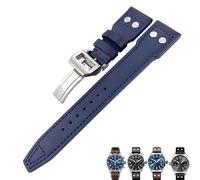 CHCWR Pour IWC Pilot Mark Portugieser Portofino Watchband 20 mm 22 mm 22 mm Boucche de montre de cuve de vache italienne Black Blue Brown