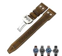 CHCWR Pour IWC Pilot Mark Portugieser Portofino Watchband 20 mm 22 mm 22 mm Boucche de montre de cuve de vache italienne Black Blue Brown