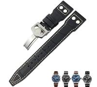 CHCWR Pour IWC Pilot Mark Portugieser Portofino Watchband 20 mm 22 mm 22 mm Boucche de montre de cuve de vache italienne Black Blue Brown