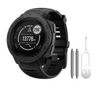 CHCWR Pour l'instinct Band, Soft Silicone Replacement Watch Strap compatible avec Instinct 2 / Solar/Tactical Watch Band