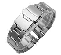 CHCWR Pour n ° 5 SKX009 SKX007 SKX175 SKX173 STRAPE D'ACIER SOLEIL SOLEIL 20 mm 22 mm Homme Watchband Accessoires Bracelet Belt (Couleur: Trois perles, taille: 20 mm)