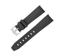 CHCWR Pour Omega Speedmaster Watch Band de remplacement incurvé sans espace sangle de caoutchouc hommes femmes 20 mm 21 mm 22 mm Bands de surveillance en argent Gold Rose Black