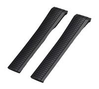 CHCWR Pour Patek Aquanaut Philippe 5968A 5164A 5167A Pins métalliques Orange Brown Watch Belt Watch Band 21 mm Slicone Slicone (couleur: bleu foncé, taille: boucle rose)