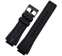 CHCWR Pour Timex Watcht2N720 T2N721 TW2T76300 Rubber Watchband 24 * 16 mm Suise de sport en silicone imperméable avec vis