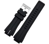 CHCWR Pour Timex Watcht2N720 T2N721 TW2T76300 Rubber Watchband 24 * 16 mm Suise de sport en silicone imperméable avec vis