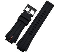 CHCWR Pour Timex Watcht2N720 T2N721 TW2T76300 Rubber Watchband 24 * 16 mm Suise de sport en silicone imperméable avec vis