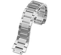 CHCWR Pour Yubo Watch Strap Big Bang Classic Fusion Men Men Femmes Bracelet de montre de montre en acier inoxydable solide 21-13 mm (couleur: or rose, taille: 23-17 mm)