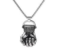 CHCWR Punk en acier inoxydable Snake Dragon Tiger Pendant Collier Vintage Animaux Collier