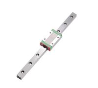 CHCWR Rail linéaire, Gide de Glissement linéaire MGN15 100/200/300/350/400/450/500 mm Miniature Rail Linear Rail Slide 1PC MGN15H Guide linéaire + 1PC MGN15H CORLAGE