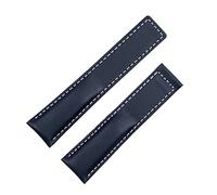 CHCWR Regardez les accessoires pour sangle monaco carrera bracelet bracelet de veau givré en cuir de qualité givrée 22 mm (couleur: marron, taille: avec boucle argentée)