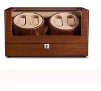 CHCWR Remontoir de montres automatique 4 + 0 montres avec verrou 5 modes de rangement en bois Deluxe