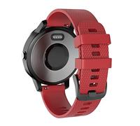 CHCWR Remplacement SILICONE BROCK OFFICIELLE POUR GALAXY WATCH4 Classic 46 42 mm/Watch 4 44 40 mm Bandon de bracelet de bracelet (couleur: violet clair, taille: 20 mm)