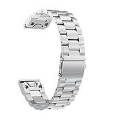 CHCWR Sangle de bande de surveillance en métal pour Fenix 6x 6 Pro 7 7x 5x 5 3hr 20 22 26 mm Smartwatch Band en acier inoxydable Fenix 7S 6S 5S Bracelet