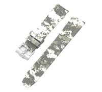 CHCWR Sangle de camouflage pour Omega pour Swatch Moonswatch End Ext End Silicone Rubber Bracelet Men Femme Sport Watch Band Accessoires 20 mm