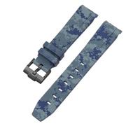 CHCWR Sangle de camouflage pour Omega pour Swatch Moonswatch End Ext End Silicone Rubber Bracelet Men Femme Sport Watch Band Accessoires 20 mm