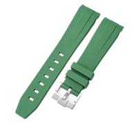 CHCWR Sangle de camouflage pour Omega pour Swatch Moonswatch End Ext End Silicone Rubber Bracelet Men Femme Sport Watch Band Accessoires 20 mm