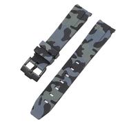 CHCWR Sangle de camouflage pour Omega pour Swatch Moonswatch End Ext End Silicone Rubber Bracelet Men Femme Sport Watch Band Accessoires 20 mm