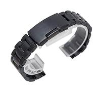 CHCWR Sangle de montre, déploiement de boucle en acier inoxydable Bande de montre masculine 18 mm 20 mm 22 mm Bracelet incurvé