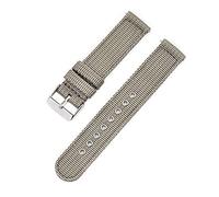 CHCWR Sangle de montre en nylon Release rapide Sontrèmes de bande de montre en nylon verte 18 mm 20 mm 22 mm 24 mm STRAPE CEINTRALLE BANDE STRAP DE TRAPE / 18 mm