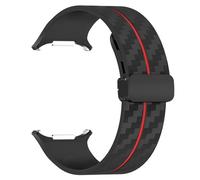 CHCWR Sangle de motif en fibre de carbone pour Galaxy Watch 7 Ultra 47 mm Silicone Band for Galaxy Watch 7 Ultra Bracelet