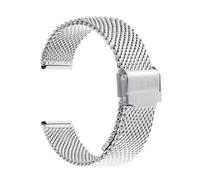 CHCWR Sangle en mailles milanais de 1,0 mm 18 mm 20 mm 22 mm 24 mm Bande de montre de 3 mm d'épaisseur en acier inoxydable