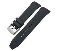 CHCWR Silicone en caoutchouc Silicone Watch 22 mm 21 mm pour Tissot T120417 Sea Star 1000 Série Orange Black Imperproof Diving Watch Sobroche
