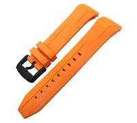 CHCWR Silicone en caoutchouc Silicone Watch 22 mm 21 mm pour Tissot T120417 Sea Star 1000 Série Orange Black Imperproof Diving Watch Sobroche