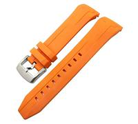 CHCWR Silicone en caoutchouc Silicone Watch 22 mm 21 mm pour Tissot T120417 Sea Star 1000 Série Orange Black Imperproof Diving Watch Sobroche