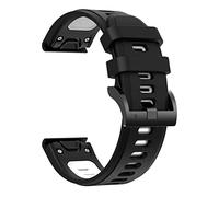 CHCWR Silicone Watch Band pour Fenix 7 7X 7S 6 6PRO 5 5PLUS FORERUNNER 935 945 INSTINCT S60 STRAP BRACELET 22 mm à version rapide (couleur: rouge noir, taille: 22 mm Fenix 5 5Plus)