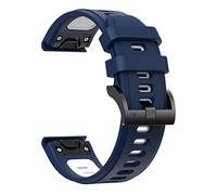 CHCWR Silicone Watch Band pour Fenix 7 7X 7S 6 6PRO 5 5PLUS FORERUNNER 935 945 INSTINCT S60 STRAP BRACELET 22 mm à version rapide (couleur: rouge noir, taille: 22 mm Fenix 5 5Plus)