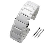 CHCWR Smart Watchband Bracelet en céramique 22 mm 22 mm pour le bracelet de remplacement Gear S2 S3 S4 pour Watch2 Pro GT2 Magic Bands (Couleur: rouge noir, taille: 18 mm)