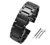 CHCWR Smart Watchband Bracelet en céramique de 20 mm 22 mm pour le bracelet de remplacement Gear S2 S3 S4 pour Watch2 Pro GT2 Magic Bands (couleur: gris noir, taille: 18 mm)