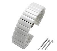 CHCWR Smart Watchband Bracelet en céramique de 20 mm 22 mm pour le bracelet de remplacement Gear S2 S3 S4 pour Watch2 Pro GT2 Magic Bands (couleur: gris noir, taille: 18 mm)