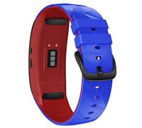 CHCWR STACTES SMART WORD POUR GEAR FIT 2 STRAP SILICONE Fitness Watch Band Gear Fit2 Pro SM-R360 Bracelet de montre Bracelet (Couleur: Black rouge)