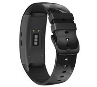 CHCWR STACTES SMART WORD POUR GEAR FIT 2 STRAP SILICONE Fitness Watch Band Gear Fit2 Pro SM-R360 Bracelet de montre Bracelet (Couleur: Black rouge)