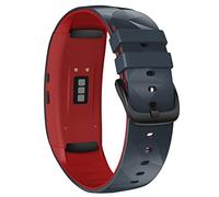 CHCWR STACTES SMART WORD POUR GEAR FIT 2 STRAP SILICONE Fitness Watch Band Gear Fit2 Pro SM-R360 Bracelet de montre Bracelet (Couleur: Black rouge)
