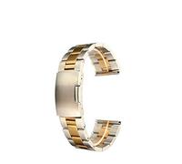 CHCWR STRAP GOLDEN LIEN SOLIDE SOLIDE SOLD SEET en acier inoxydable pour le bracelet de bracelet droit 18/20/22/24 mm Bracelet