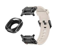 CHCWR STRAPE DE FLUORORUBBER MÉTALES POUR GALAXY WATCH 7 ULTRA 47 mm de protection en métal Bracelet sport pour Galaxy Ultra 47mm FKM Watch Bands