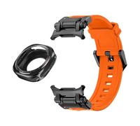 CHCWR STRAPE DE FLUORORUBBER MÉTALES POUR GALAXY WATCH 7 ULTRA 47 mm de protection en métal Bracelet sport pour Galaxy Ultra 47mm FKM Watch Bands
