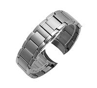 CHCWR STRAPE MONTRE METALLE STRAPE D'ACIER INOXDUBLE, adapté à Smart Watch Strap Brotte Bouton Grossed Black Silver Rose Gold 22 mm