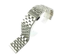 CHCWR STRAPE VORDE INTERCE FLATE SEEM SEELD INTÉLITÉ PLACE BANDE MONTRE MENS ET MÉTAL METAL METAL MATTE BOUCLE BANDE BANDE CEINTURE 18MM19MM20MM21MM22MM24MM26MM