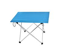 CHCWR Table de Camp High Strength Aluminium Alliage Portable Ultralight PLACHING Camping Table PLIMable Dîner en Plein air pour Un Barbecue de Pique-Nique de fête en Famille (Couleur: B