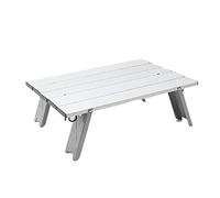 CHCWR Table de Camping Table de Camping Pliante Portable en Alliage d'aluminium Pliable Extérieur Dîner Bureau Meubles Mini Pique-nique BBQ Tours Table (Couleur : Mini Argent)