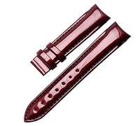 CHCWR Véritable bande de montre en cuir pour tissot T035 bracelet à extrémité courbe pour femmes bracelet de 18 mm (couleur: blanc, taille: 18 mm)