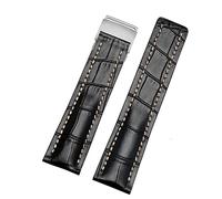 CHCWR Watch Band pour SuperCean Avenger Navitimer Vrai Real Leather Men Watch Watch Accessoires Regarder Bracelet Bracelet